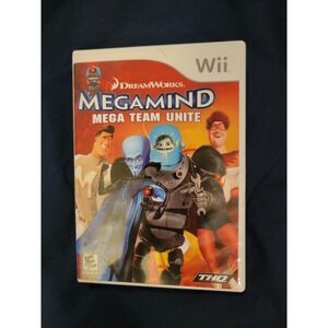Megamind Mega Team‎ Unite Nintendo Wii Game CIB THQ DreamWorks 2010 RVL P SMGE
